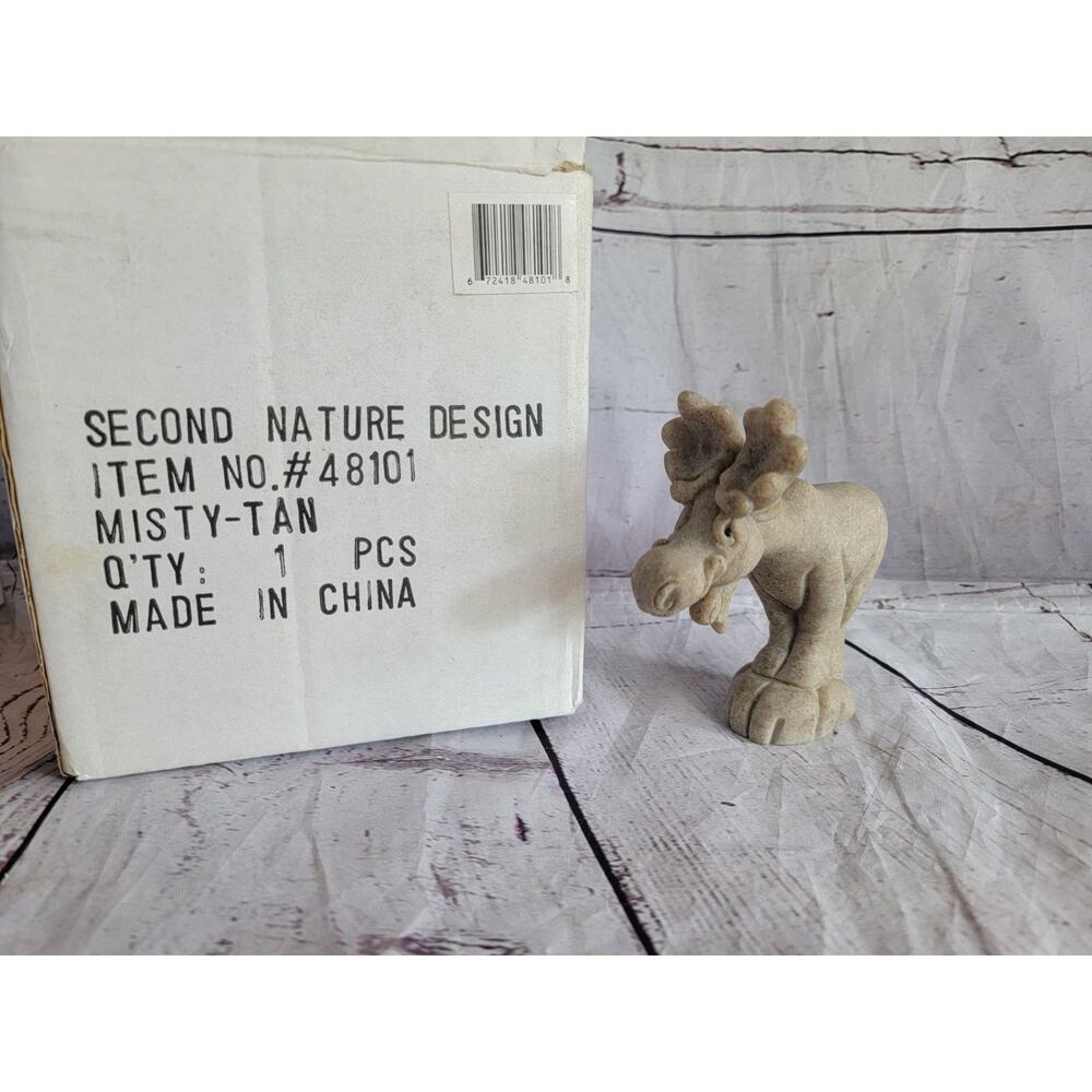 Quarry Critters 2001 Misty the Moose Second Nature Design Vintage 4in W/box